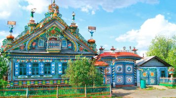 Вот красивые домики.
