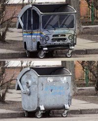 25 нестандартных подходов к оформлению мусорных баков