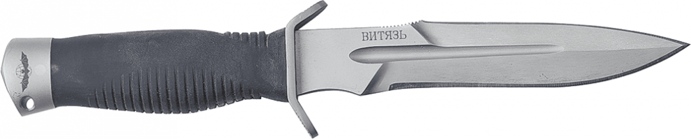 Автору не плохо бы подтянуть знание мат.части перед публикацией нелепых картинок .
Боевые ножи имеют гарду и толщину клинка более 3мм, без гарды или тоньше - гражданские поделки.

Витязь НСН выглядит иначе: