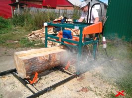 Самодельная пилорама из бензопилы