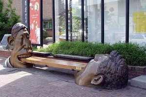 Самые креативные и необычные скамейки