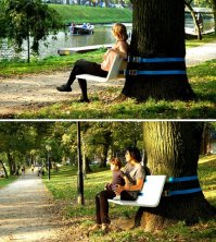 Самые креативные и необычные скамейки
