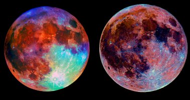 Хошь я поставлю другой светофильтр и она будет фиолетовой в крапинку?
Возьми телескоп или бинокль, своими глазами посмотри на Луну и напиши, пожалуйста, какой там цвет видно?