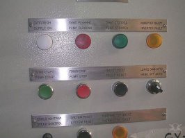 Панель управления китайского теплохода