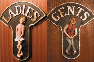 Лучшие знаки на дверях туалетных комнат