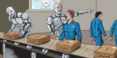 Ну да, "вкалывают роботы, а не человек..." (с)
Только вот на что этот самый человек жить будет, никто не говорит. Рассуждают про "интеллектуальную работу" человека но не уточняют, какого т.к. уже сейчас образование никакое а интеллектом похвастаться может далеко не каждый. Это (интеллект) уже сейчас становиться исчезающе редким видом (умение жать на кнопки смартфона и быстро проходить уровни суперигрушки - не показатель интеллекта). Через 50-100 лет не станут ВСЕ люди интеллектуалами. И чем эти "не ставшие" будут зарабатывать? Так что "Общество 5.0" будет скорее "Общество 0.5".