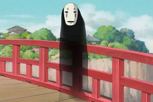 Безликий из Унесенные призраками.
Мрачный тип. :)