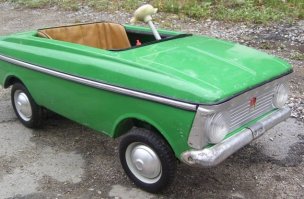 О, я на таком рассекал, тока руль целый был!