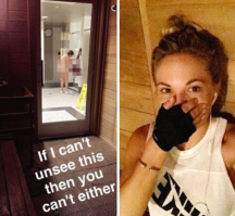 Та баба в душевой похожа на Ангела Меркель:)