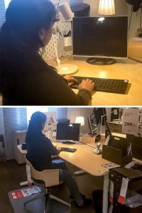 действительно солидная должность: даже печатает с выключенным монитором