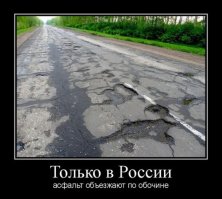 Под Новосибирском дорожную яму заделали пнём