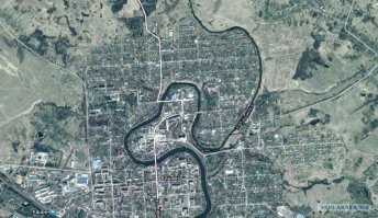 Река Кашинка в городе Кашин