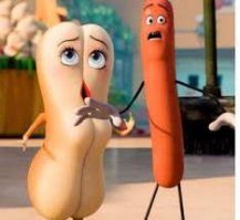 ))) с сосиской шкура не плохо порезвилась))))
Наверное даже пожелала  -Приятного аппетита)) 
В Общем - добро пожаловать в Макдональдс))