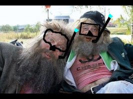 Сифон и Борода на отдыхе