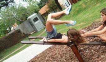 Ну вот как хотите, а в этом фото грация есть! Как минимум художественная гимнастика!