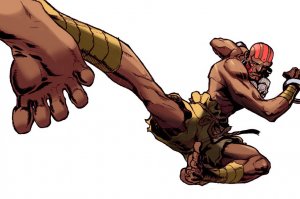 вспомнил детство...удар ногой