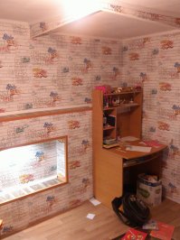 Я только "ЗА", мне интересны посты, где люди сами что-то создают, своими руками. Но, настроился смотреть очень много работ ( думал, может "опечатка" в заголовке... ). Ну вот как-то комнату дочке "забацал". Изначальное фото только одно, ( не могу найти других и промежуточных ), и конечный результат.