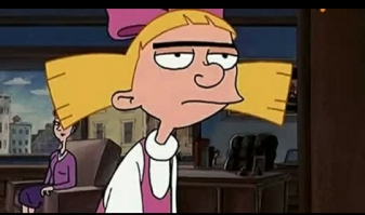 Это же Хельга Патаки из мультипликационного сериала Эй, Арнольд!