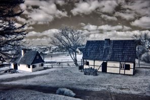 Сельская Германия через ИК-фильтр.