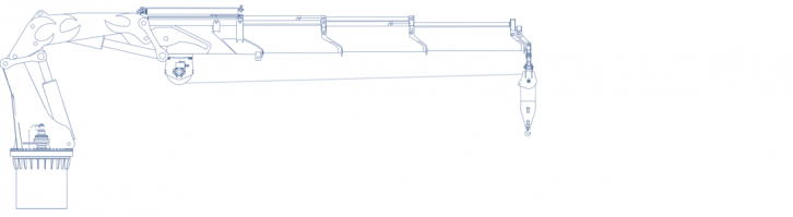Серия FB это полностью гидравлические краны с многократно сложенной и телескопической стрелой (манипуляторы) на поворотном подшипнике с гидравлическим приводом поворота с грузовым моментом 5-120 тм. Могут быть установлены в очень ограниченном пространстве.