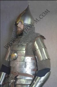 Ну "таких парней", в доспехах на тебя перло-бы не так много. Большинство были в "несчастной кожанке и с деревянным копьем(пусть и железным наконечником)". В вашем войске лучшие дворяне тоже были-бы одеты сопоставимо.

Для сравнения
Доспех русского дружинника (Переславль-Залеское княжество) 1300-1350 годы.

и

Доспех знатного турецкого всадника (1490-1520 года).