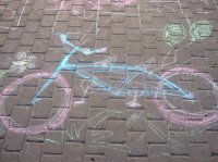 Напоминает, как я катался на велосипеде.