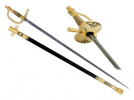 1. Так называемая Валлонская шпага (хотя на фото нижняя -это очевидно палаш) - классическая тяжелая кавалерийская шпага пригодная для рубки
2.Типичная рапира (точнее ее реплика) с "дагой"
3. Сравнение (сразу видны отличия)
4. Парадная шпага, та же рапира только короче и -скорее шести или даже четырехгранный прут.