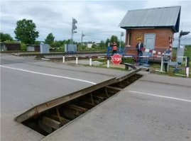 Вот поэтому наши железнодорожники перестали надеяться на светозвуковую сигнализацию, а ставят УЗП на переездах, для остановки вот таких баранов.