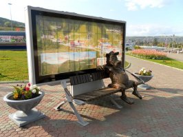 Наш Красноярск - город фонтанов и памятников