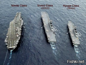 А не.... у япошек уже получше "эсминцы" есть. Идзумо - самый береговой и самый оборонный, ни разу, конечно же, не авианосец.