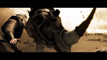 Мне носорог из Спартанцев вспомнился.