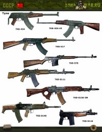 на тебе несколько "самыхразных автоматов" не сделаных на основе СТГ в СССР в 1944-1946 годах.
или ты считаешь что всем им одновременно пришла в голову одна и та же инженерная мысль?
Или Калашников разослал им письма со своими идеями?