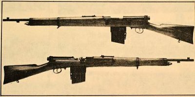Мануэль Мондрагон родился в 1859 году, в 1887 году запатентовал систему, которая впоследствии получила название "Fusil Porfirio Diaz Systema Mondragon M1908".
И это была первая в мире самозарядная винтовка, выпускавшаяся серийно.
А с картинкой я и вправду промахнулся. Вот винтовка Мондрагона с немецким 20-зарядным магазином: