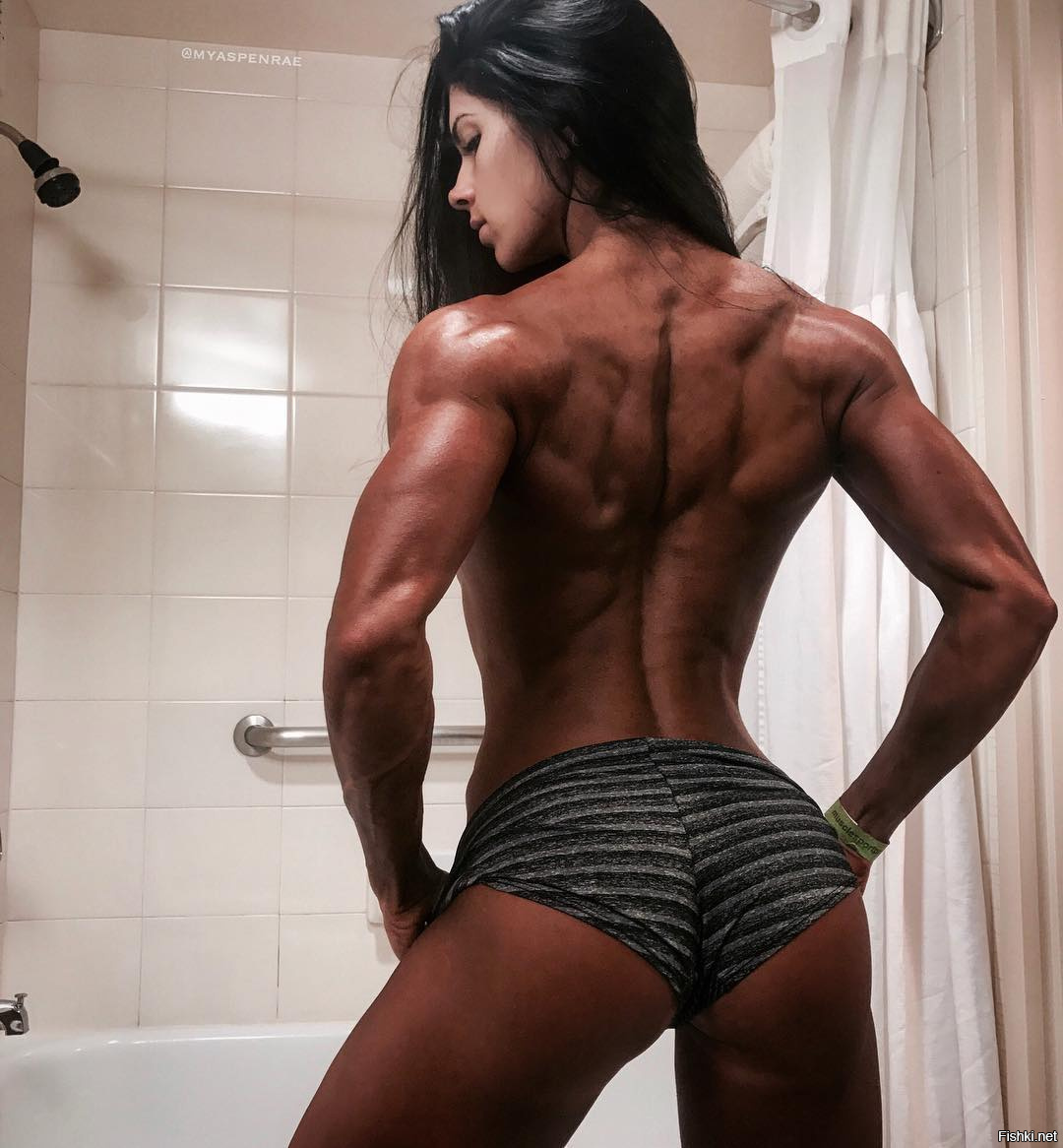 Muscle girls back Teaser