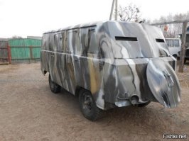 диск спереди - фазированная антенная решётка?