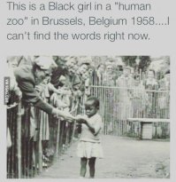 А вот более свежая "Культура": Человеческий зоопарк в Бельгии 1958 год