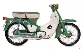 Ну раз вспомнили "веспу" , нельзя не упомянуть легендарную HONDA Cub