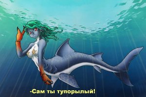 Тупорылая акула  попыталась съесть камеру GoPro 