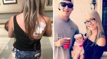 "6. Молодая мама закрыла от пули своего молодого человека"
Мда....