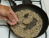 Пожарь конопли, порадуй.