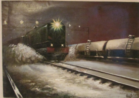 Железная дорога не спит. ( Автор мой брательник.)