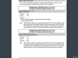 Мои доказательства такие:
Есть ограничение по боковому ветру при использовании автопилота на посадке 20 узлов (10 м/с) хватит уже форсить свою ерунду про могучий автопилот или какой то крутой компьютер. В идеальных условиях может посадить и автопилот вопросов нет. Обычно он используется при условиях плохой видимости, когда туман.