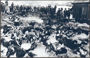 Нормально, за такое, например.

17 апреля 1912 года на приисках  Ленского золотопромышленного товарищества  ( Лензото ), расположенных в районе города Бодайбо на притоке Лены реках Витиме и Олёкме. В результате забастовки и последующего расстрела рабочих правительственными войсками пострадало, по разным оценкам, от 250 до 500 человек, в том числе 150 270 человек погибло.