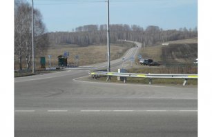 Спуск перед стеллой, там есть где разогнаться