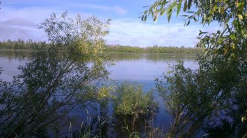 Река Тавда у устья рек Лозьва и Сосьва.