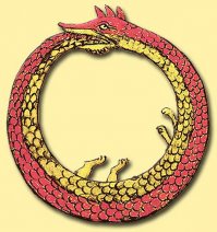 У меня богатая фантазия. Очень. Но как Уроборос целует, не могу себе представить (в приличных фантазиях, во всяком случае).