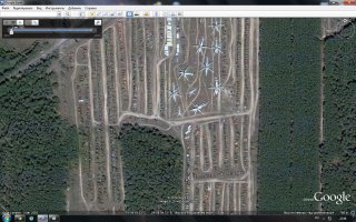 Только сейчас стоянка опустела и хрен знает где вся техника и металл