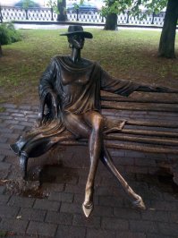 Памятник огурцу.Шклов.