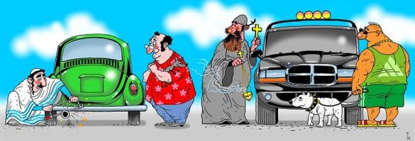 Подборка автомобильных приколов