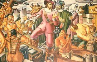 Ну этот Чингачгук сто пудов в зеркало пялится;) Помним их любовь золото поменять на безделушки:)